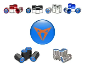 Seat Cupra Valve Covers for Bikes Stainless Steel